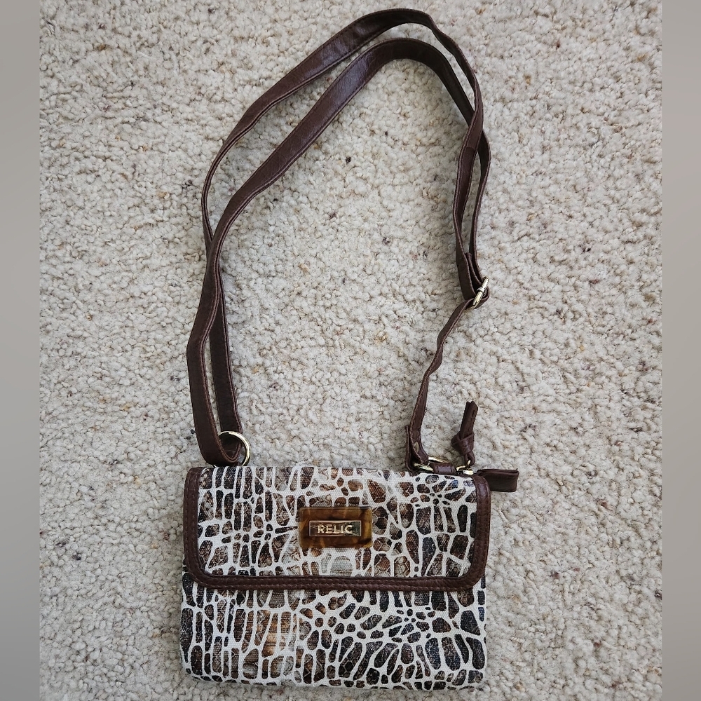 Small Relic Animal‎ Print Shoulder Purse Bag Adjustable Strap